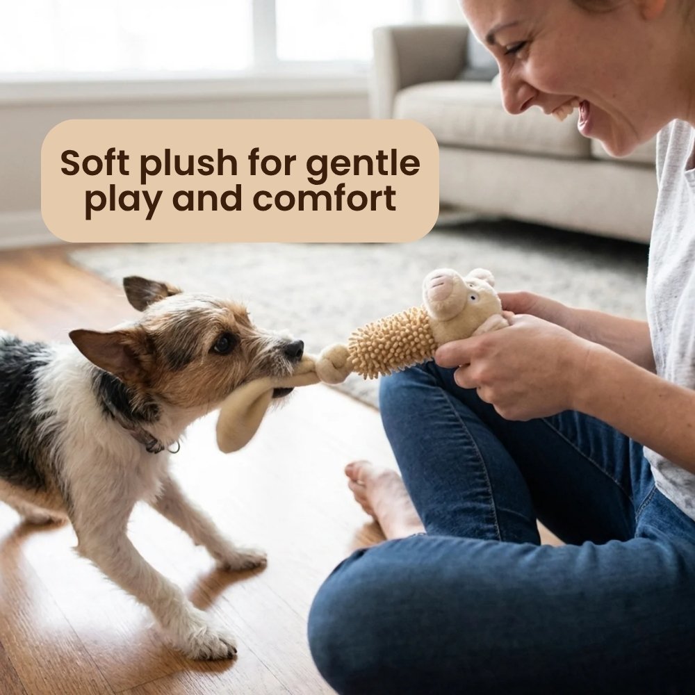 Plush Chew & Tug Toy for Dogs