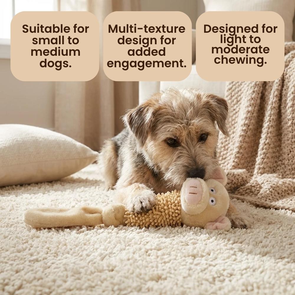Plush Chew & Tug Toy for Dogs