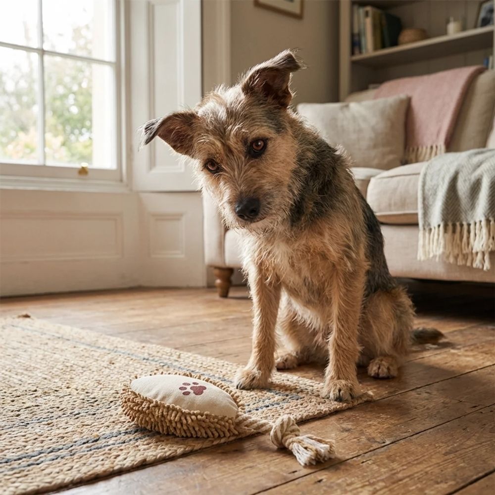 Interactive Rope Brush Toy for Dogs