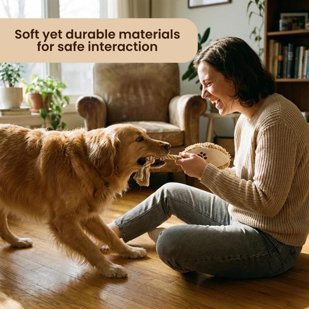 Interactive Rope Brush Toy for Dogs