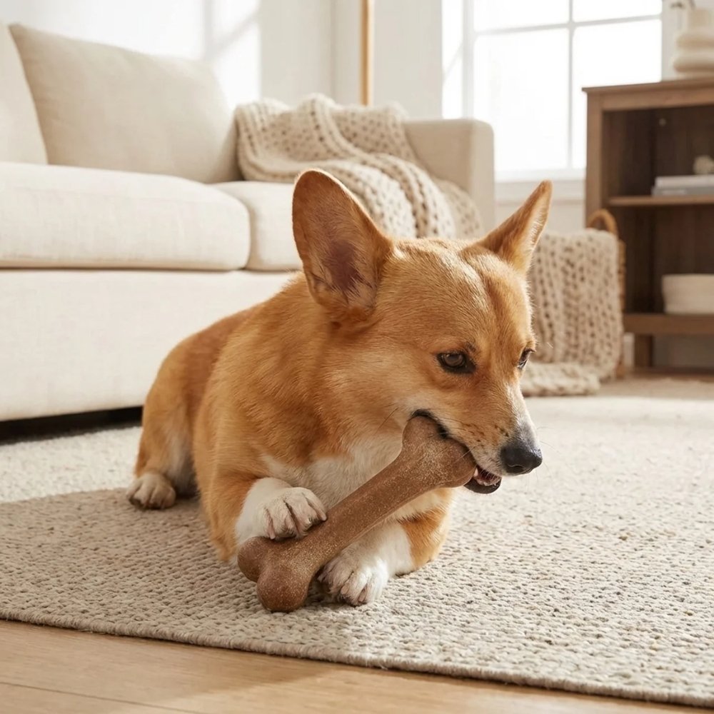 Durable Bone Chew Toy Set for Dogs (3-Pack)