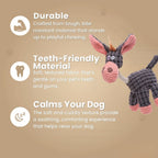Squeaky Plush Donkey Toy for Dogs
